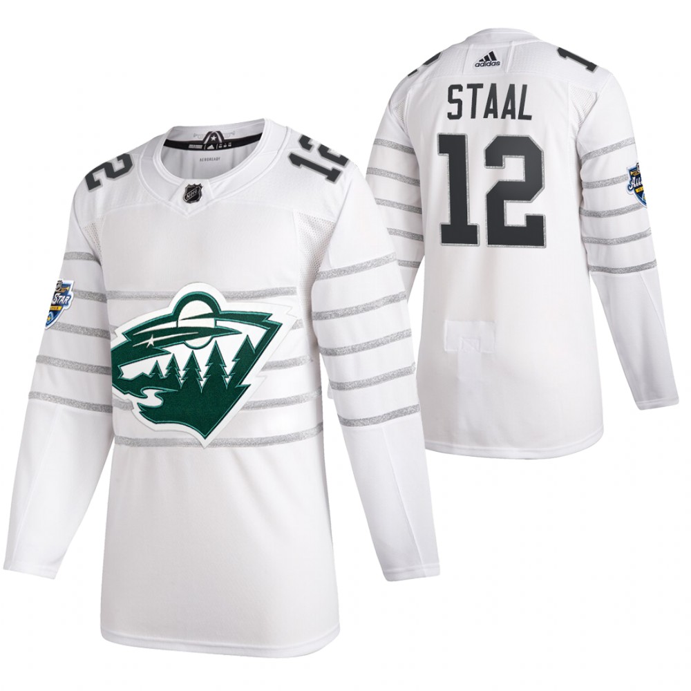 Minnesota Wild #12 Eric Staal 2020 White All Star Stitched Jersey - Zenithce