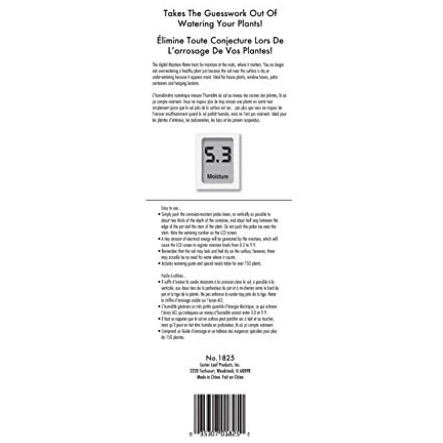 Luster Leaf 1885 Digital 4-Way Analyzer - Zenithce