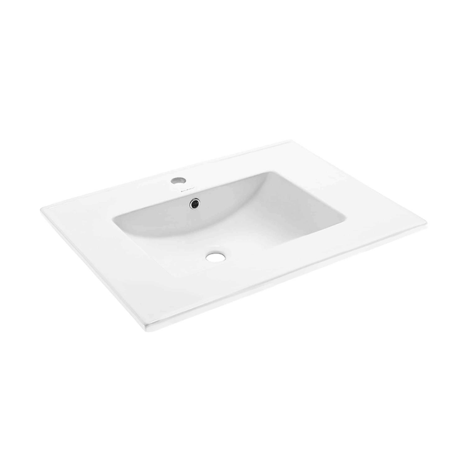 Swiss Madison 18 Ceramic Vanity Square Sink Top - Zenithce