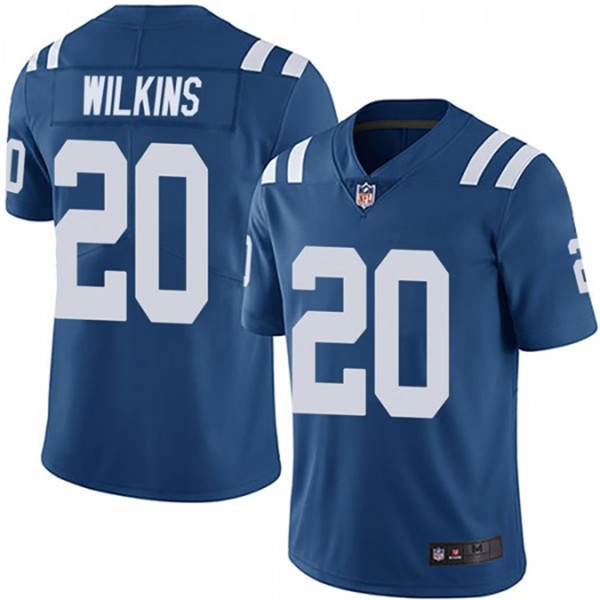 Indianapolis Colts #20 Jordan Wilkins Blue Vapor Untouchable Limited Stitched Jersey - Zenithce
