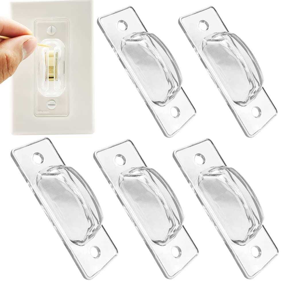Light Switch Guard Cover PSZEZNZ Light Switch Outlet Covers for Flat Modern Wall Switches-Child Safety Protection - Zenithce