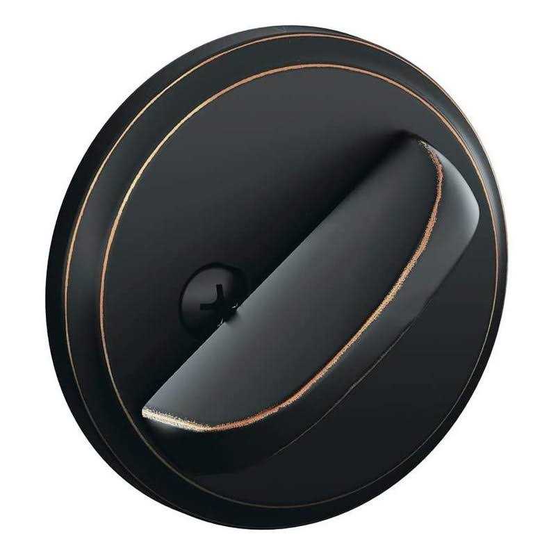 Single Cylinder Deadbolt Schlage Aged Bronze - Zenithce