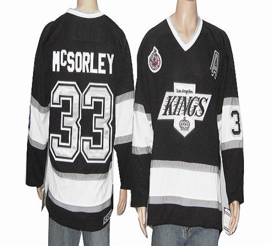 CCM Throwback Kings #33 Martin McSorley Black Stitched Jersey - Zenithce