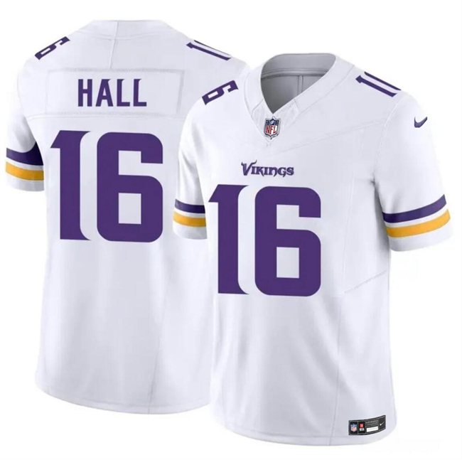 Minnesota Vikings #16 Jaren Hall White 2023 F.U.S.E. Vapor Untouchable Limited Stitched Jersey - Zenithce