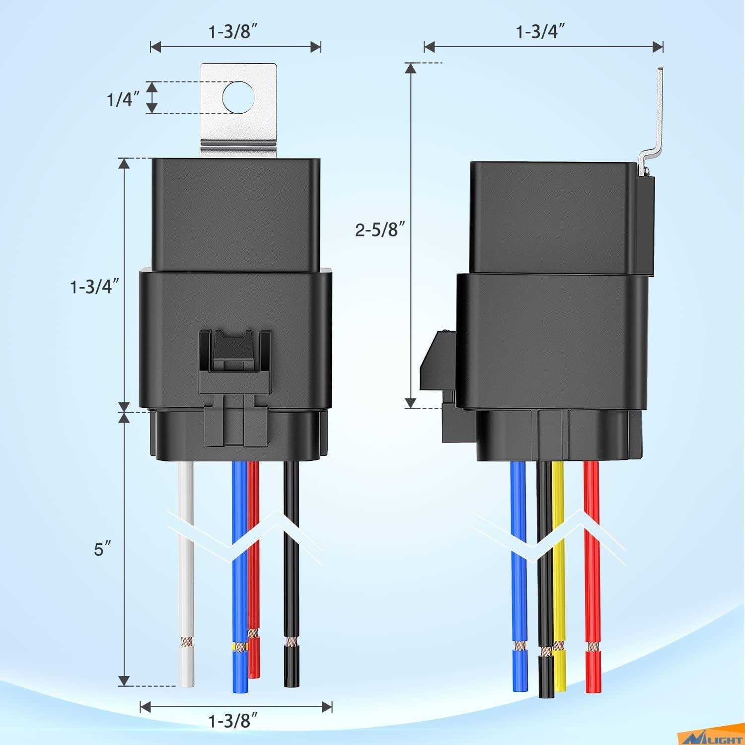 Nilight 2Pin Way 16AWG Waterproof Wire 1.5mm Series Terminal Connector-10 Pack - Zenithce