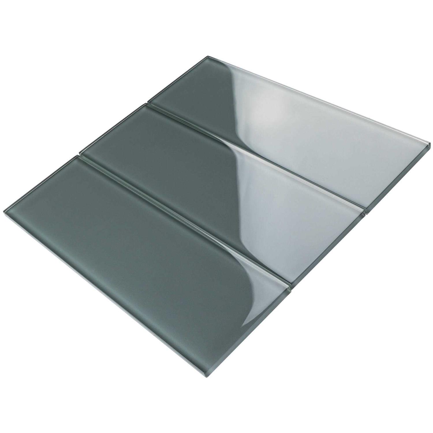 Crystile 4 x 12 Glass Mosaic Subway Tile Supreme Tile - Zenithce