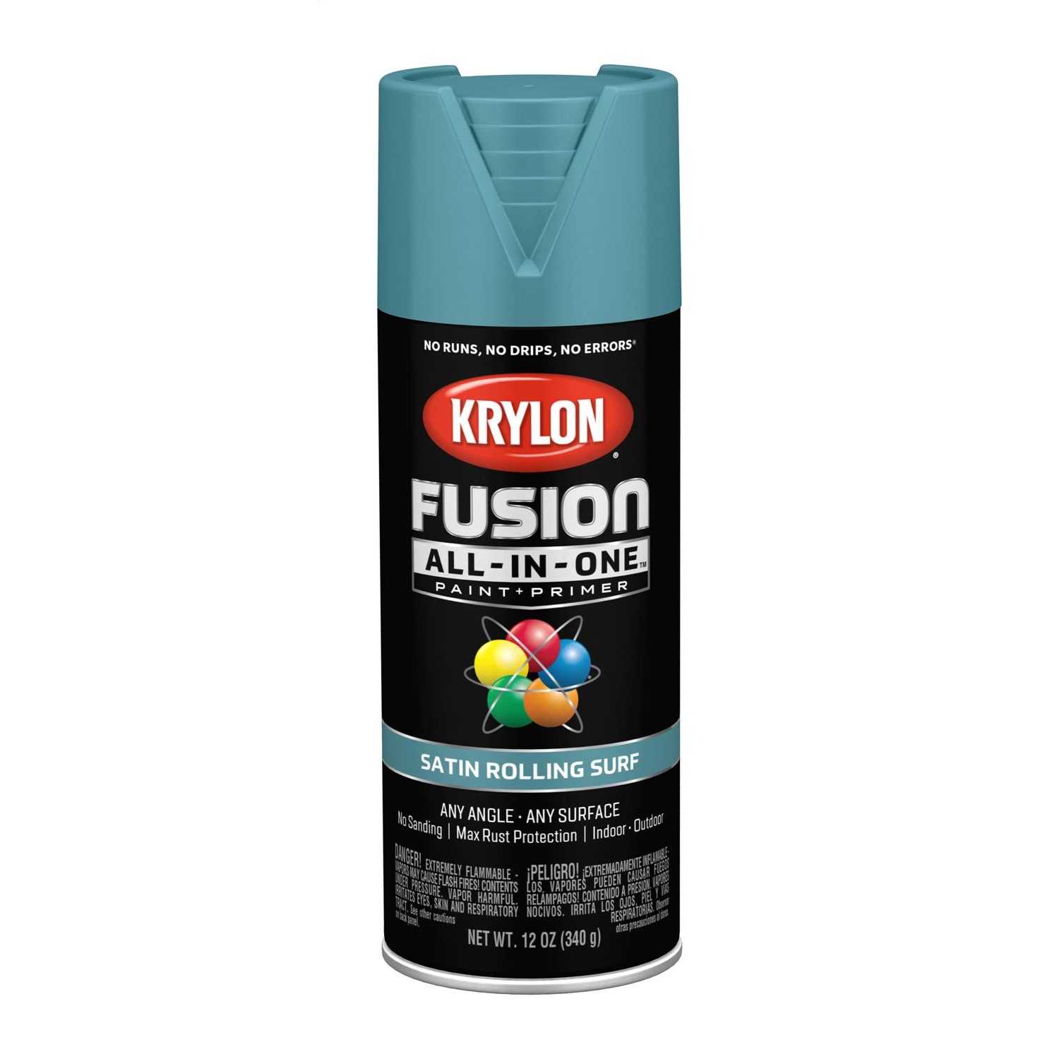 Krylon Fusion All-In-One 12 oz. Satin Spray Paint - Zenithce