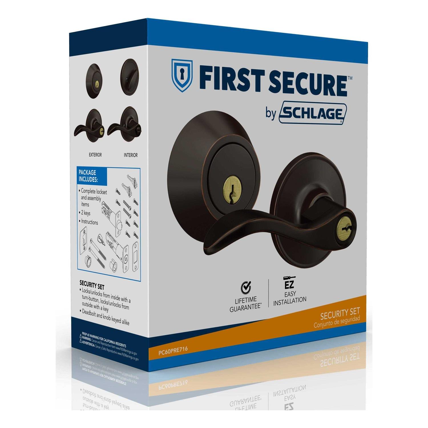 Schlage Cylinder Deadbolt - Zenithce