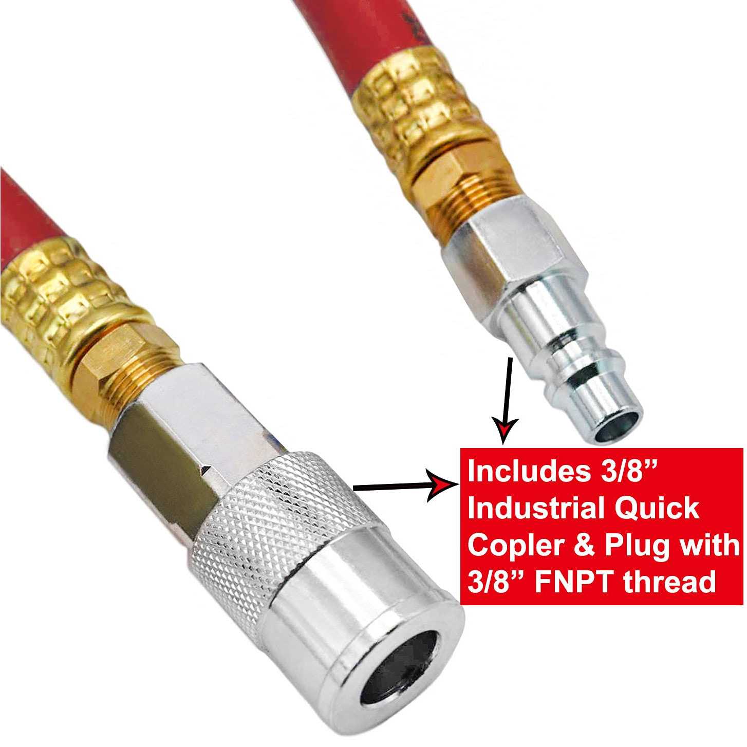Yotoo Hybrid Air Hose 300 PSI Heavy Duty - Zenithce