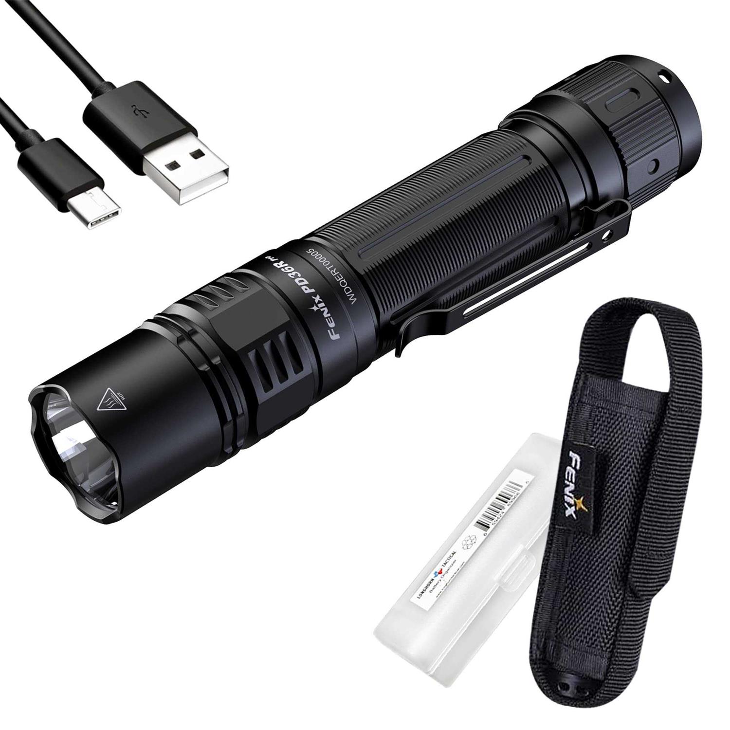 Fenix PD36R Pro Rechargeable Flashlight - Zenithce