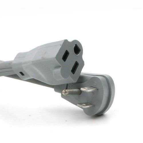 Heavy Duty Air Conditioner and Major Appliance Extension Cord / Wire Grey - Zenithce