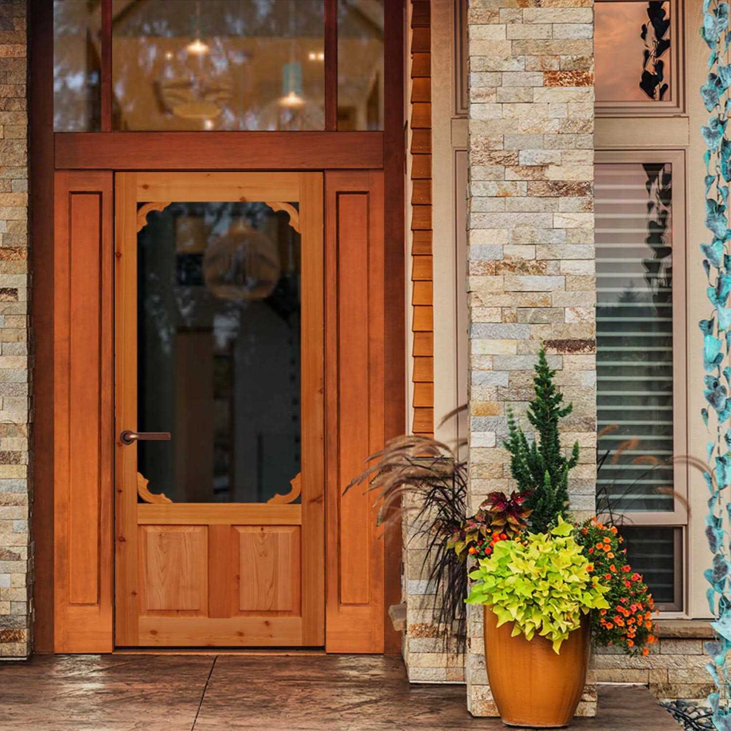 Kimberly Bay Screen Door Cedar Woodland2 - Zenithce