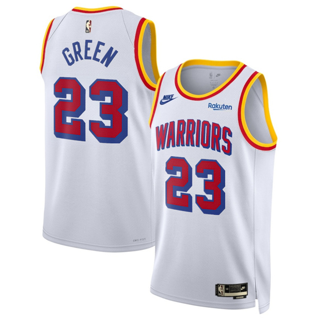 Golden State Warriors #23 Draymond Green White 2024-25 Classic Edition Stitched Jersey - Zenithce