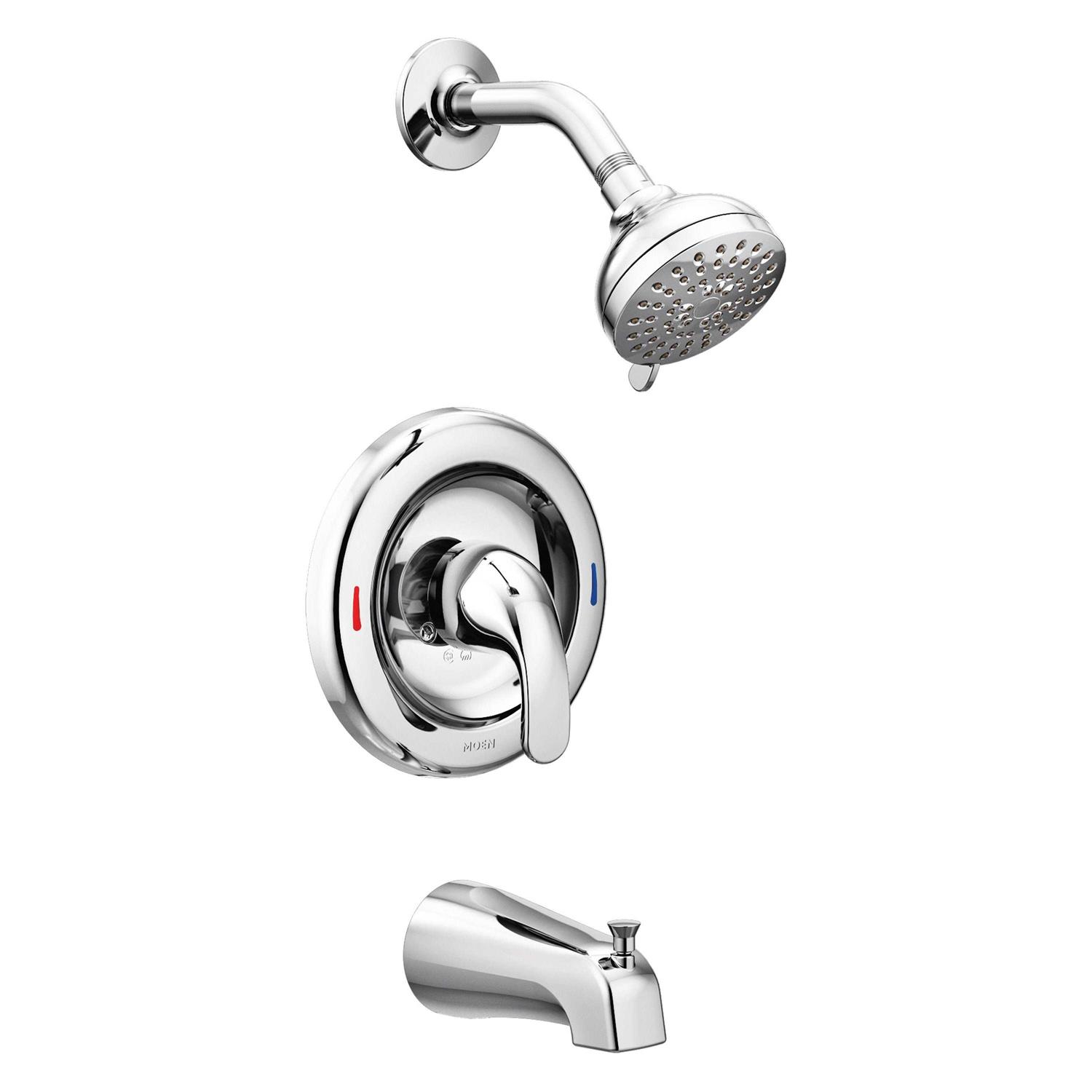 Moen Adler 1-Handle Chrome Shower Faucet 82604 - Zenithce
