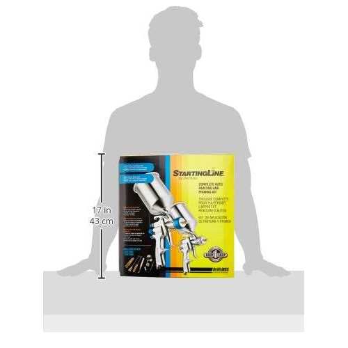 DeVilbiss StartingLine 802343 Gravity Feed Paint Spray Gun - Zenithce