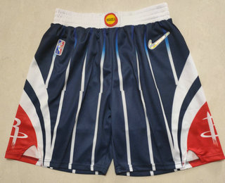 Houston Rockets Navy Blue 75th Anniversary Diamond 2021 Stitched Shorts - Zenithce