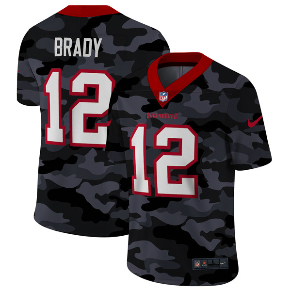 Tampa Bay Buccaneers #12 Tom Brady 2020 Camo Limited Stitched Jersey - Zenithce
