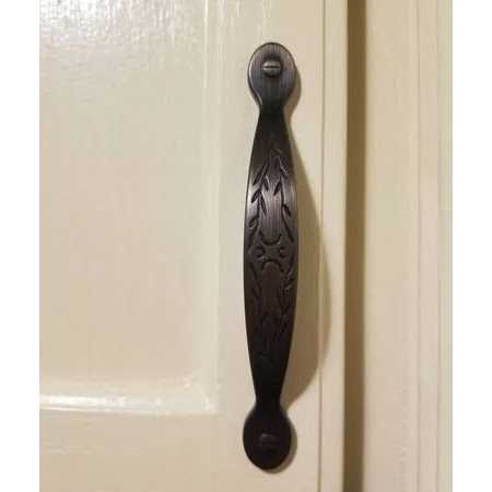 Cosmas 18650-orb Oil Rubbed Bronze Self Closing Partial Wrap Cabinet Hinge 1/2 inch Overlay - Zenithce