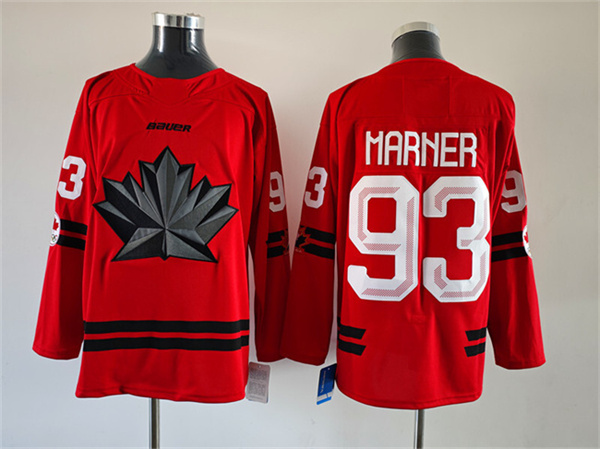 Canada #93 Mitch Marner Red Stitched Jersey - Zenithce