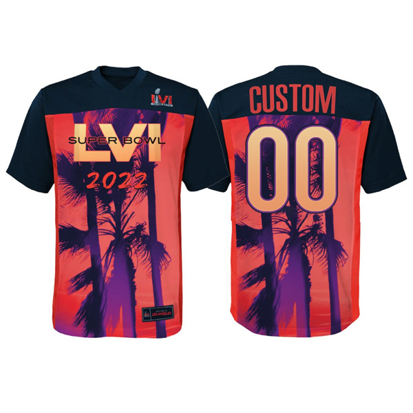 Cincinnati Bengals Customized Custom Super Bowl LVI Red Black Stitched Jersey - Zenithce