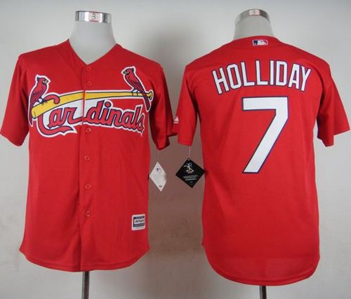 Cardinals #7 Matt Holliday Red Cool Base Stitched Jersey - Zenithce