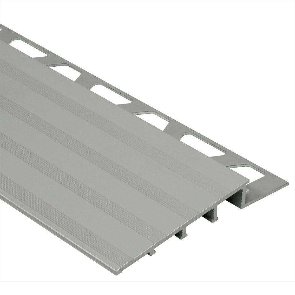 Schluter RENO-RAMP Satin Aluminum Reducer Tile Edge - Zenithce