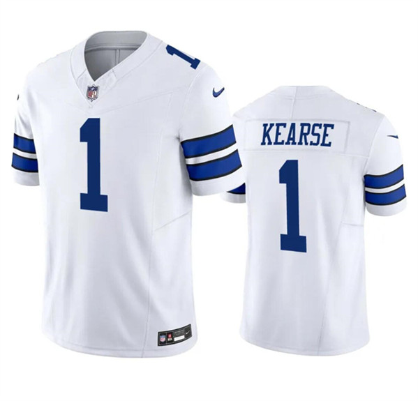 Dallas Cowboys #1 Jayron Kearse White 2023 F.U.S.E. Vapor Limited Stitched Jersey - Zenithce