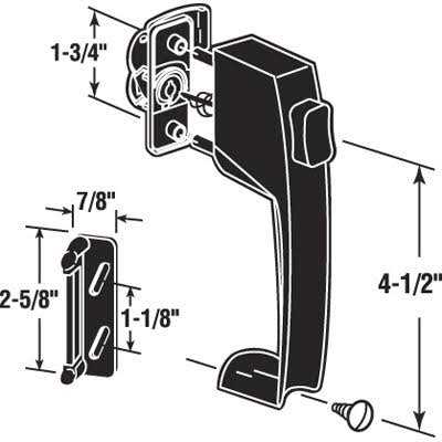 Prime-Line Products U 9928 Keyed Sash Lock - Zenithce