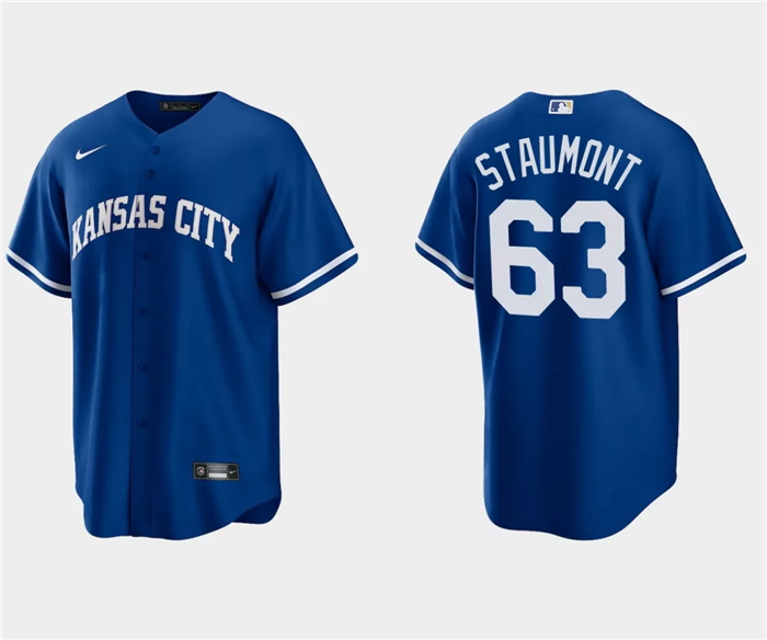 Kansas City Royals #63 Josh Staumont Royal Cool Base Stitched Jersey - Zenithce