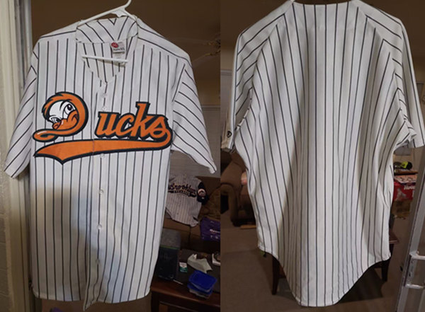 Long Island Ducks Blank White Stitched Jersey - Zenithce