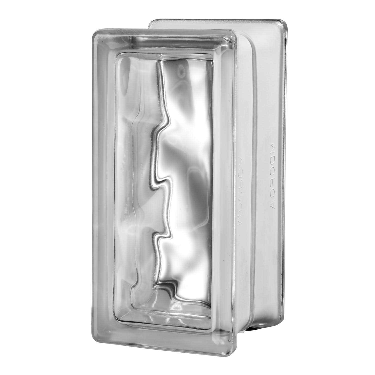 Seves 8 in. H x 4 in. D Nubio Glass Block - Zenithce