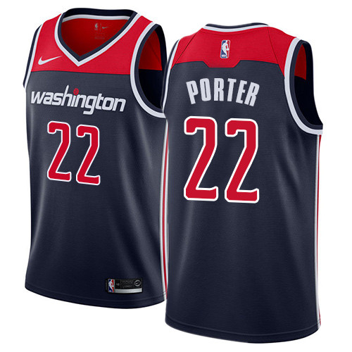 Wizards #22 Otto Porter Navy Blue Swingman Statement Edition Jersey - Zenithce