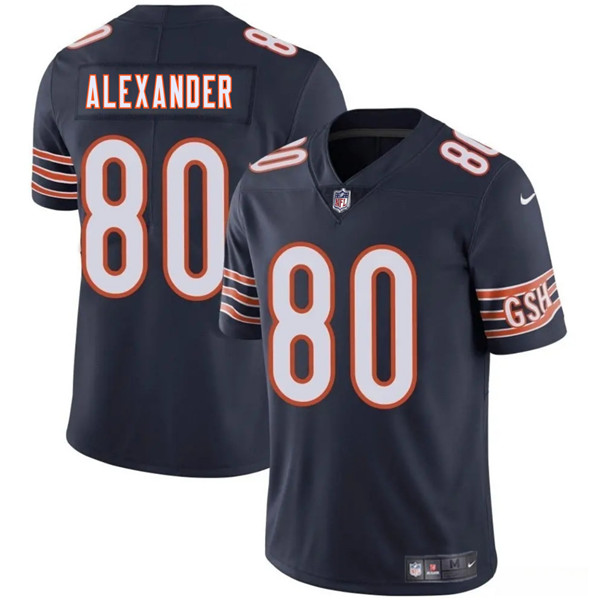 Chicago Bears #80 Maurice Alexander Navy 2025 Vapor Stitched Jersey - Zenithce