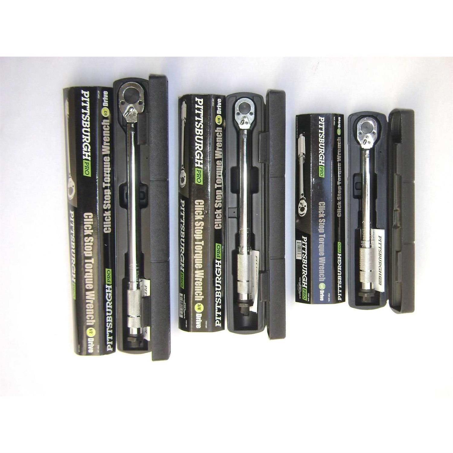 Pittsburgh Pro Raised Panel SAE and Metric Combination Wrench Set - Zenithce