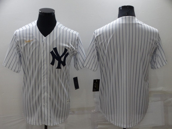 New York Yankees Blank White Cool Base Stitched Jersey - Zenithce