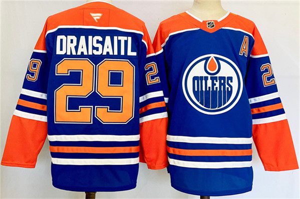 Edmonton Oilers #29 Leon Draisaitl Royal 2024-25 Stitched Jersey - Zenithce