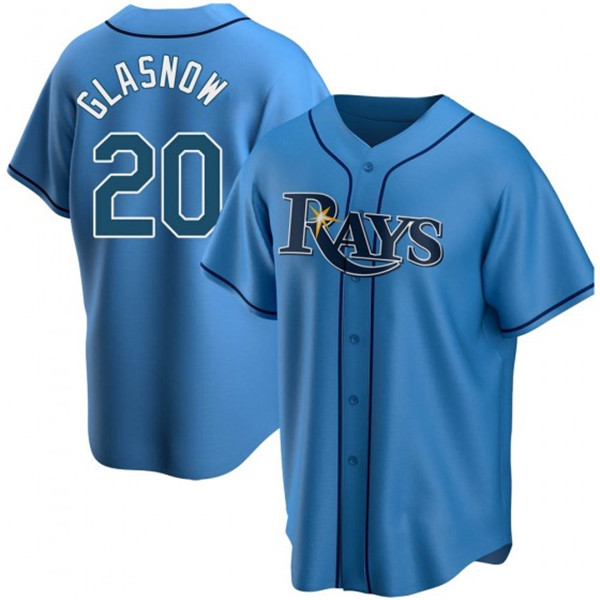 Tampa Bay Rays #20 Tyler Glasnow Blue Cool Base Stitched Baseball Jersey - Zenithce