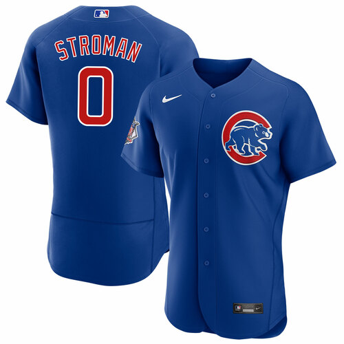 Chicago Cubs #0 Marcus Stroman Blue Flex Base Stitched Jersey - Zenithce