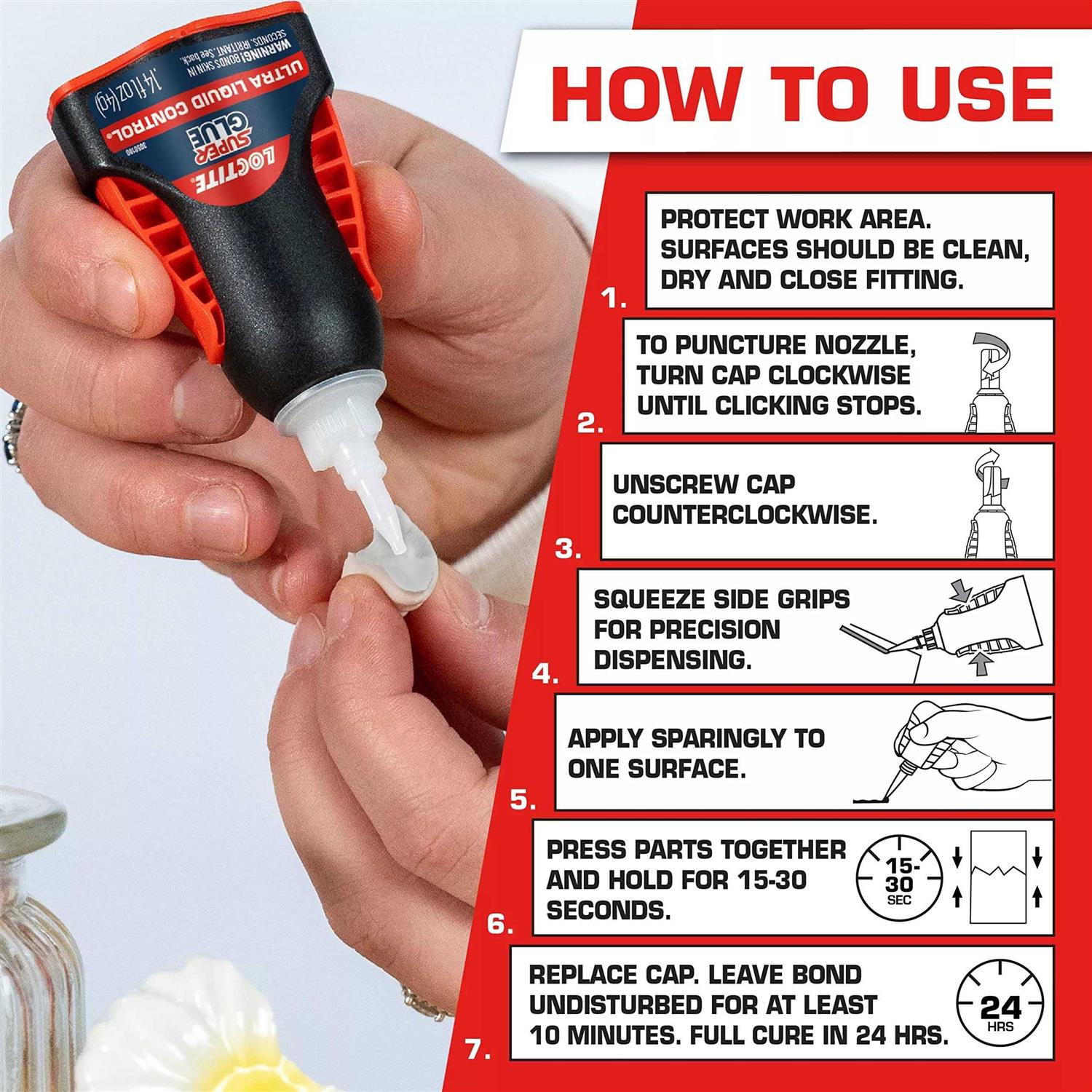 Loctite Super Glue Ultra Control Liquid - Zenithce