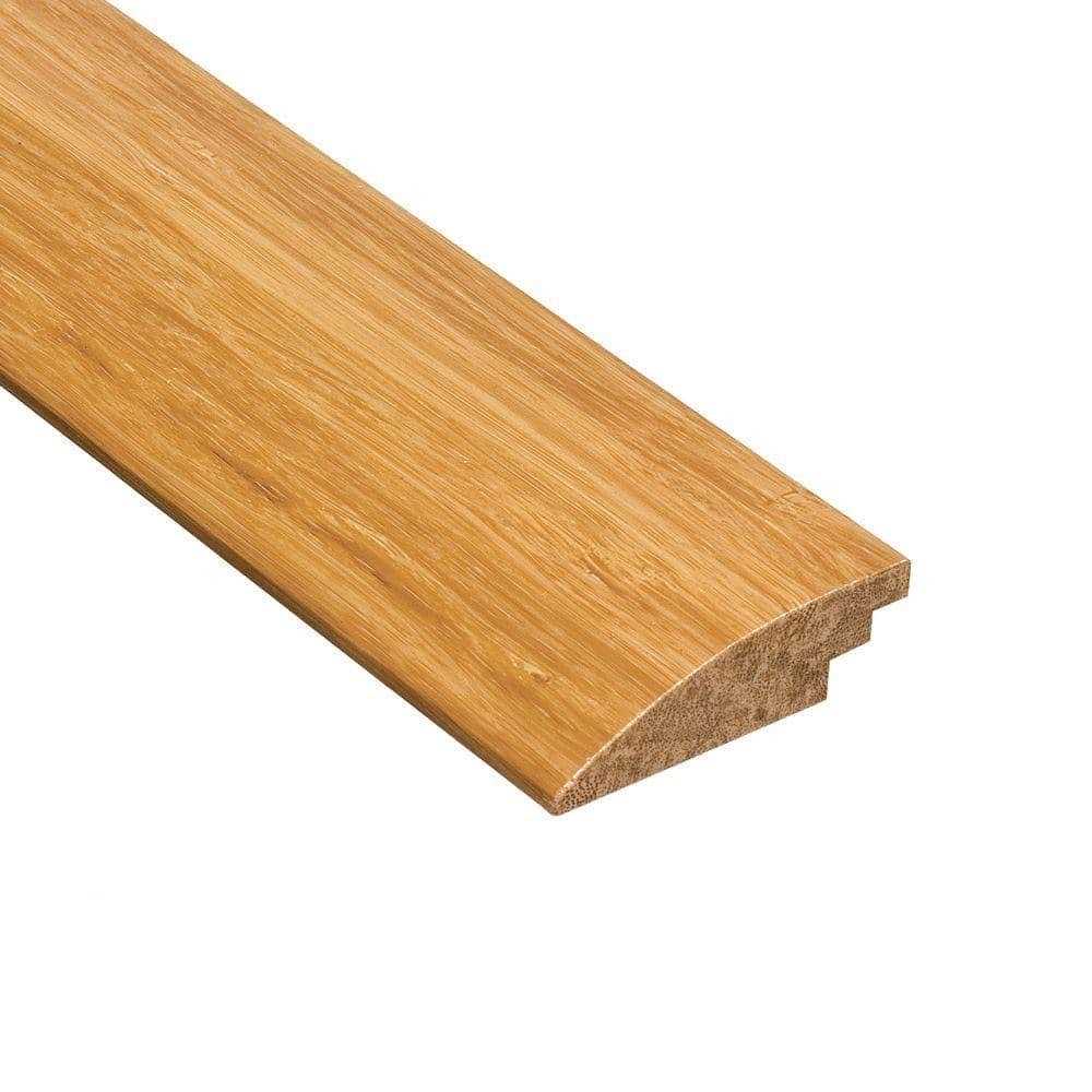 HOMELEGEND Home Legend Strand Woven Natural 9/16 in. Thick x 2 in. Wide x 78 in. Length Bamboo Hard Surface Reducer Molding - Zenithce