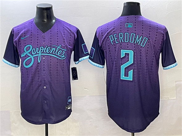 Arizona Diamondbacks #2 Geraldo Perdomo Purple 2025 City Connect Limited Stitched Jersey - Zenithce