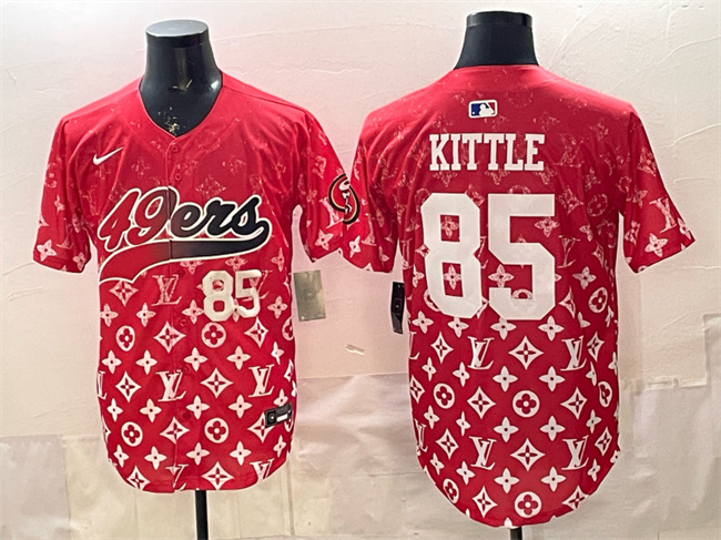 San Francisco 49ers #85 George kittle Red Limited Stitched Jersey - Zenithce
