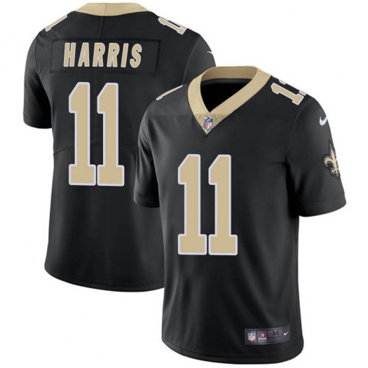 New Orleans Saints #11 Deonte Harris Black Vapor Untouchable Limited Stitched Jersey - Zenithce