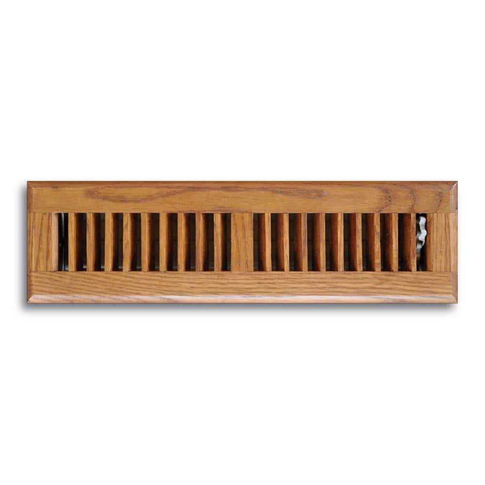 T.A. Industries 4 in. x Oak Floor Diffuser - Zenithce