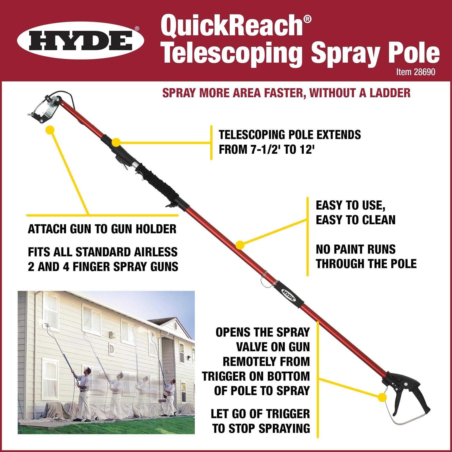 Hyde Dust-Free Vacuum Hand Sander Kit - Zenithce