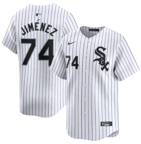 Chicago White Sox #74 Eloy Jimenez White 2024 Home Limited Stitched Jersey - Zenithce