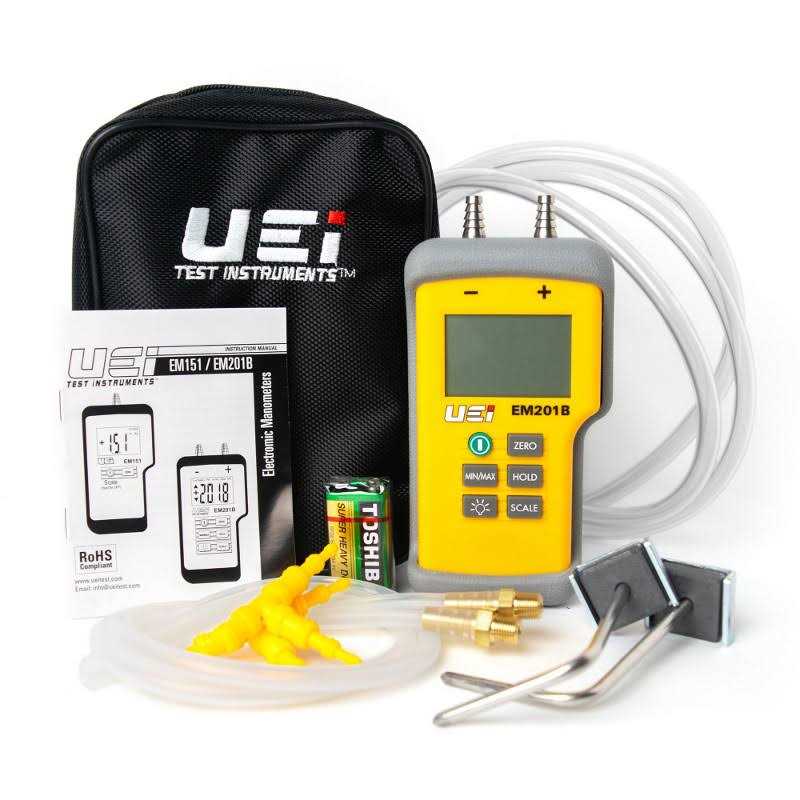 UEi EM201B Dual Differential Manometer - Zenithce