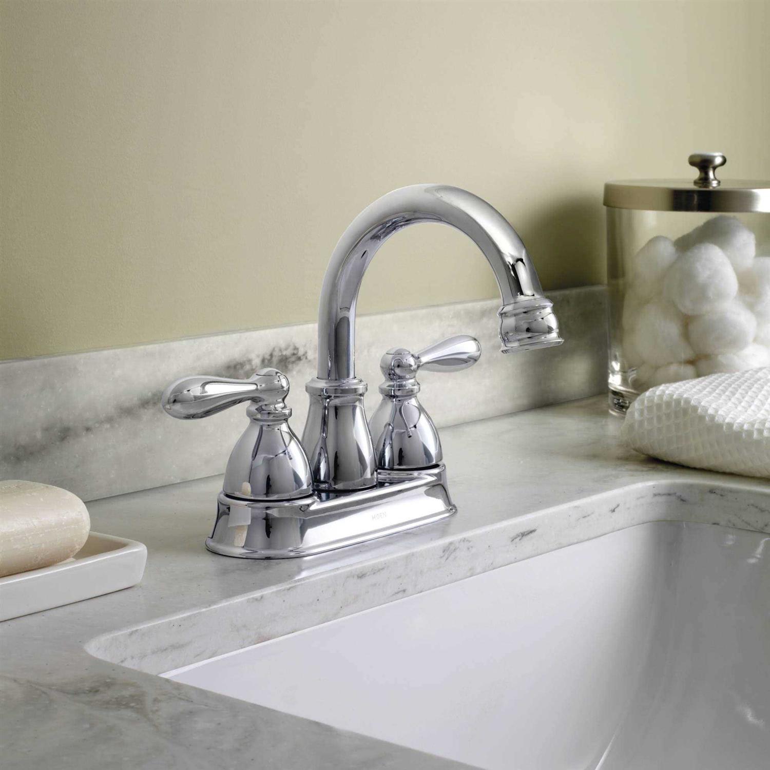 Moen Caldwell 2 Handle Bathroom Faucet - Zenithce