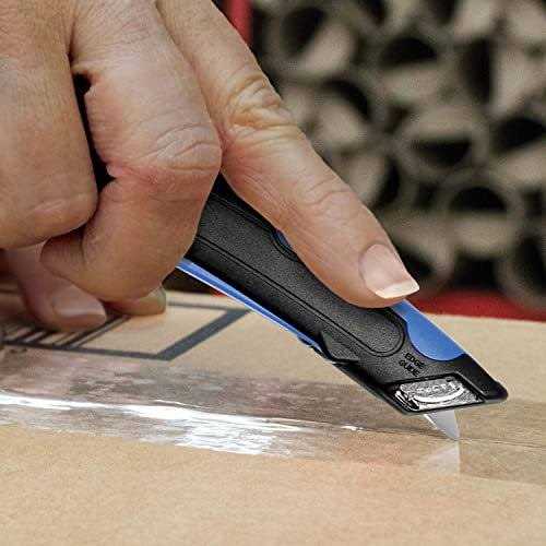 COSCO Easycut Self-Retracting Cutter with Safety-Tip Blade and Holster - Zenithce