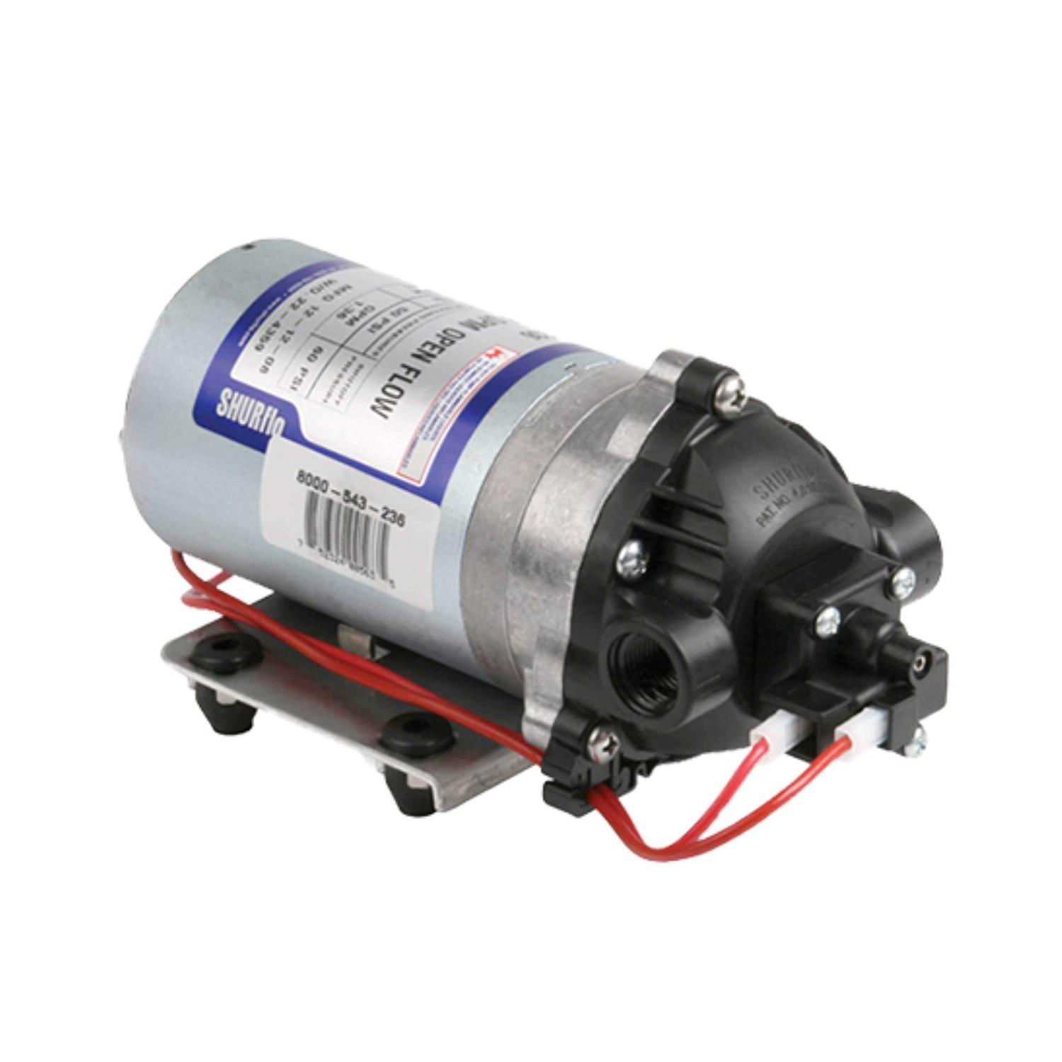 Shurflo 8000-533-250 Diaphragm Pump Demand 115 VAC 3/8 NPT Female - Zenithce